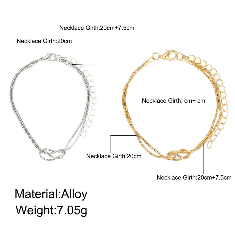 LumeLuxe - 14K Gold and Silver Matching Bracelets for Women/Couples