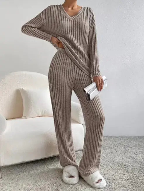 Knitted Two-Piece Outfit Set